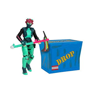 tH[giCg tBMA l`  ObY v[g htg Fortnite Solo Mode Figure & Supply Crate Collectible Accessory Bundle - Feat. 4 Inch Singularity Figure, Supply Crate, Back Board (Drift) Back Bling, Weapons, 