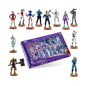 フォートナイト フィギュア 人形 おもちゃ グッズ コレクション スタンプ セット Fortnite Toys Authentic Action Figures with Stamp, 12 Pack Deluxe Box Elite Agent, Scratch & Other Popular Fornite Battle Royale Characters Series 3 Collection