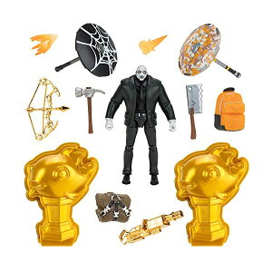 �t�H�[�g�i�C�g �t�B�M���A �l�` �������� �O�b�Y �v���[���g Fortnite Brutus (Shadow) Solo Mode Core Figure and 2 Mythic Goldfish Collectibles - 4 Inch Collectible Action Figure, Plus Accessories