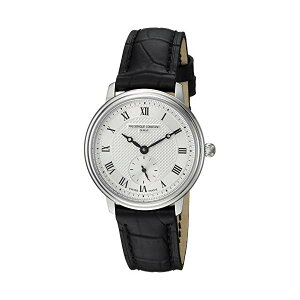 �t���f���b�N�R���X�^���g �r���v Frederique Constant FC-235M1S6 �E�H�b�` ���f�B�[�X �����p Frederique Constant Women's Slimline Ladies Stainless Steel Swiss-Quartz Watch with Leather Calfskin Strap, Black, 14 (Model: FC-235M1S6)