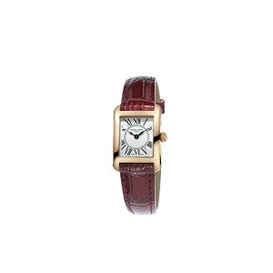 �t���f���b�N�R���X�^���g �r���v Frederique Constant FC-200MC14 �E�H�b�` ���f�B�[�X �����p Frederique Constant Women's Carree Stainless Steel Swiss-Quartz Watch with Leather Calfskin Strap, Brown, 15 (Model: FC-200MC14)