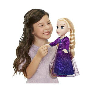 AiƐ̏2 GT CgDEWEAmE Ŝ܂܂ ̂   l` h[ tBMA 14C` fBYj[ Disney Frozen Elsa Musical Doll Sings Into the Unknown Features 14 Film Phrases Dr