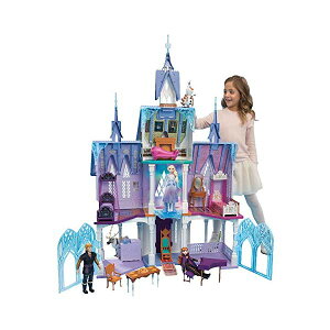 AiƐ̏2 Af[ vCZbg l`͕t܂  l` h[ tBMA fBYj[ Disney Frozen Ultimate Arendelle Castle Playset Inspired by The Frozen Movie 5' Tall with Lights