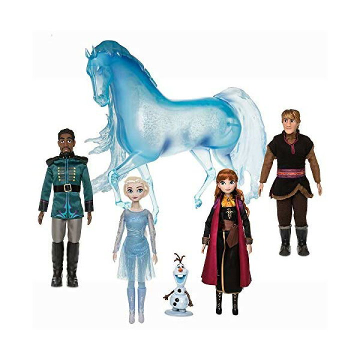 楽天市場 アナと雪の女王2 エルサ アナ オラフ クリストフ マティアス ノック 馬 おもちゃ 人形 ドール フィギュア セット ディズニー Disney Frozen Ii Deluxe Doll Set I Selection