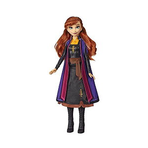 AiƐ̏2 Ai  l` h[ tBMA fBYj[ Disney Frozen Anna Autumn Swirling Adventure Fashion Doll That Lights Up, Inspired by The Frozen Movie Toy for Kids Years Old Up