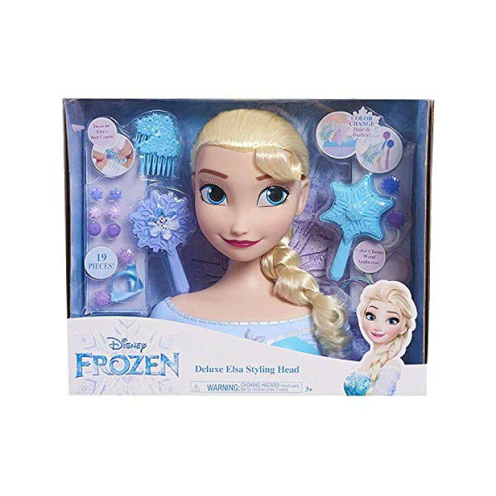 楽天市場 アナと雪の女王2 エルサ ヘアアレンジ 髪型 おもちゃ 人形 ドール フィギュア ディズニー Jp Disney Styling Frozen Deluxe Elsa Styling Head I Selection