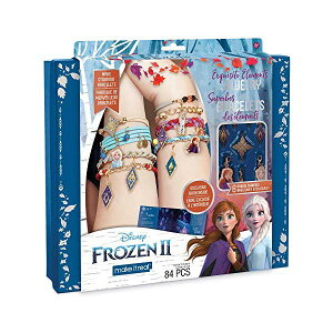 AiƐ̏2 Gg WG[ Zbg   uXbg ANZT[Lbg  Make It Real Disney Frozen 2 Elements Jewelry Set. Disney Inspired DIY Charm Bracelet Making Kit for Girls. Design an