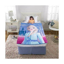 アナと雪の女王2 エルサ ブランケット クッション タオルケット (約117×約152) 子供 キッズ グッズ Franco Kids Bedding Super Soft Plush Throw, 46” x 60”, Disney Frozen 2