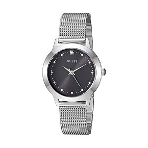 �Q�X �r���v GUESS U1197L1 ���f�B�[�X �����p �E�H�b�` ���v GUESS Women's Quartz Stainless-Steel Strap, Silver, Casual Watch (Model: U1197L1)