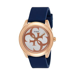 �Q�X �r���v GUESS W0911L6 ���f�B�[�X �����p �E�H�b�` ���v Guess G Twist Silver Dial Silicone Strap Ladies Watch W0911L6
