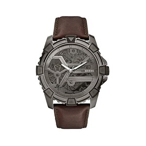 �Q�X �r���v GUESS U0274G1M �����Y �j���p �E�H�b�` ���v GUESS Factory Men's Brown Powerhouse Watch, NS
