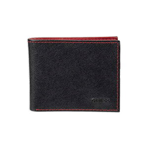 QX rv GUESS 31GU130045 Y jp z EHbg GUESS Men's Leather Slim Bifold Wallet