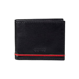 QX rv GUESS 31GU220037 Y jp z EHbg GUESS Men's Leather Slim Bifold Wallet