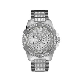 ゲス 腕時計 GUESS W0799G1 メンズ 男性用 ウォッチ 時計 Guess Frontier Quartz Crystal Silver Dial Men's Watch W0799G1