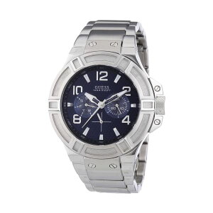 �Q�X �r���v GUESS W0218G2 �����Y �j���p �E�H�b�` ���v Guess W0218G2 45mm Steel Bracelet & Case Acrylic Men's Watch