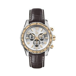 �Q�X �r���v GUESS X51005G1S �����Y �j���p �E�H�b�` ���v Guess Men's Chronograph Quartz Watch with Leather Strap X51005G1S