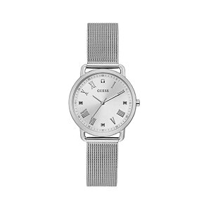 �Q�X �r���v GUESS GW0031L1 ���f�B�[�X �����p �E�H�b�` ���v GUESS Women's Analog Quartz Watch with Stainless Steel Strap, Silver, 184 (Model: GW0031L1)