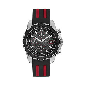 QX rv GUESS W1047G1 Y jp EHb` v Guess Mens Chronograph Quartz Watch with Silicone Strap W1047G1