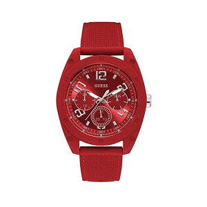 �Q�X �r���v GUESS W1256G4 �����Y �j���p �E�H�b�` ���v Guess Dash Mens Analog Quartz Watch with Silicone Bracelet W1256G4
