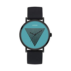 �Q�X �r���v �����Y �j���p GUESS W1161G6 ���v �E�H�b�` Guess Watches Gents Imprint Mens Analog Quartz Watch with Silicone Bracelet W1161G6