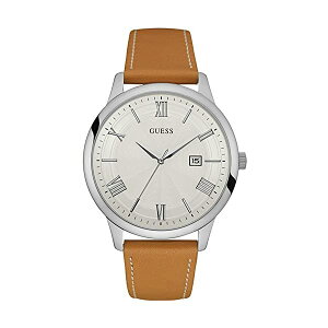 ゲス 腕時計 メンズ 男性用 GUESS W0972G1 時計 ウォッチ Guess Watches Men's Guess Men's Leather Brown-Beige Watch