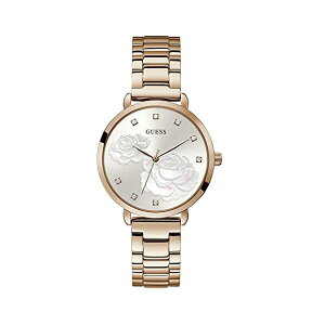 �Q�X �r���v ���f�B�[�X �����p GUESS GW0242L3 ���v �E�H�b�` GUESS Women's Quartz Watch with Stainless Steel Strap, Silver, 16 (Model: GW0242L3)