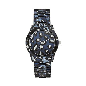 �Q�X �r���v ���f�B�[�X �����p GUESS W0425L1 ���v �E�H�b�` Guess ROAR W0425L1 Ion Plated Stainless Steel Case Multicolor Steel Bracelet Mineral Women's Watch