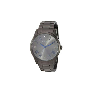 �Q�X �r���v �����Y �j���p GUESS U1194G5 ���v �E�H�b�` GUESS Men's Analog Watch with Stainless Steel Strap, Gunmetal, 20 (Model: U1194G5)