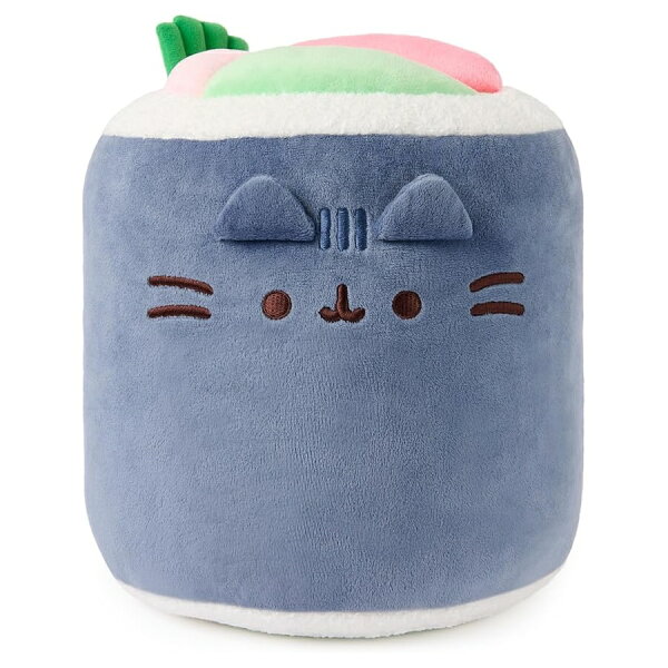ガンド プシーン 弁当寿司ロールぬいぐるみ スクイーズおもちゃ ぬいぐるみ 食べ物ぬいぐるみ 対象年齢 8 歳以上 ブルー 11 インチ GUND Pusheen Bento Sushi Roll Plush, Squishy Toy, Collectible Plush Toy, Food Plushies, Stuffed Animal for Ages 8