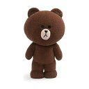 ガンド ラインフレンズ LINEフレンズ ぬいぐるみ ブラウン グッズ GUND LINE Friends Brown Standing Plush Stuffed Animal Bear, Brown, 14"