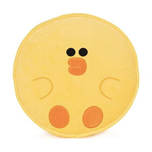 Kh CtY LINEtY ʂ T[ ObY {fB[s[  NbV GUND LINE Friends Sally Round Body Pillow Soft Plush Stuffed, Yellow, 12h