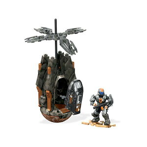 ���K�u���b�N ���K�R���X�g���b�N�X �w�C���[ Mega Construx Halo Metallic Green Cryotube Building Kit