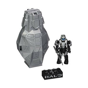 ���K�u���b�N �w�C���[ Mega Bloks Halo Metallic Platinum Drop Pod Building Set
