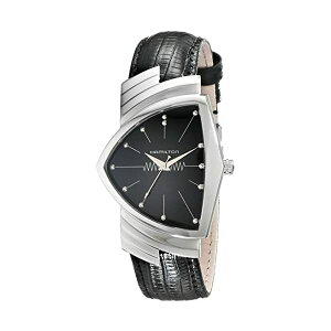 n~g rv EHb` Hamilton H24411732 x` Y jp Hamilton Mens H24411732 Ventura Stainless Steel Watch with Black Leather Band