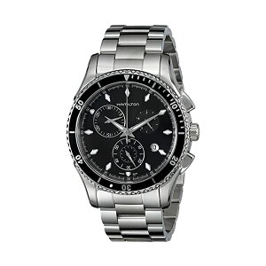 n~g rv EHb` Hamilton H37512131 WY}X^[ NmOt Y jp Hamilton Men's H37512131 Jazzmaster Seaview Black Chronograph Dial Watch