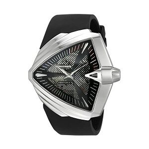 �n�~���g�� �r���v �E�H�b�` Hamilton H24655331 �x���`���� �I�[�g�}�`�b�N �������� �A�i���O �����Y �j���p Hamilton Men's H24655331 Ventura XXL Analog Display Swiss Automatic Black Watch
