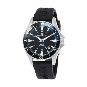 �n�~���g�� �r���v �E�H�b�` Hamilton H82315331 �J�[�L �l�C�r�[ �����Y �j���p Hamilton H82315331 Khaki Navy Scuba Men's Watch Black 40mm Stainless Steel