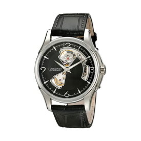 ハミルトン 腕時計 ウォッチ Hamilton H32565735 ジャズマスター オートマチック 自動巻き アナログ メンズ 男性用 Hamilton Men's HML-H32565735 Jazzmaster Open Heart Analog Display Swiss Automatic Black Watch