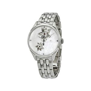 �n�~���g�� �r���v �E�H�b�` Hamilton H32115192 �W���Y�}�X�^�[ �I�[�g�}�`�b�N �������� ���f�B�[�X �����p Hamilton Jazzmaster Open Heart Automatic MOP Diamond Dial Ladies Watch H32115192