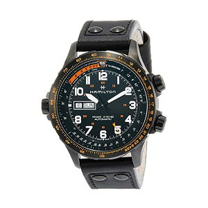 n~g rv EHb` Hamilton H77785733 J[L Y jp Hamilton Khaki X-Wind Day Date Auto Black Men's Watch H77785733