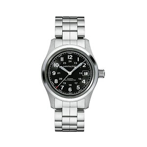 n~g rv EHb` Hamilton H70455133 J[L tB[h I[g}`bN  AiO Y jp Hamilton Men's Khaki Field 38mm Steel Bracelet & Case Automatic Black Dial Analog Watch H70455133