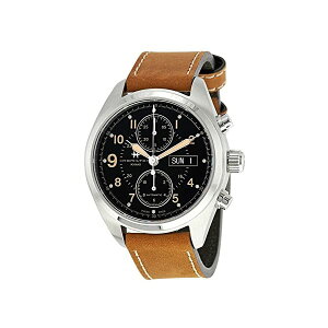 �n�~���g�� �r���v �E�H�b�` Hamilton H71616535 �J�[�L �t�B�[���h �I�[�g�}�`�b�N �������� �N���m�O���t �����Y �j���p Hamilton Khaki Field Black Dial Automatic Mens Chronograph Watch H71616535