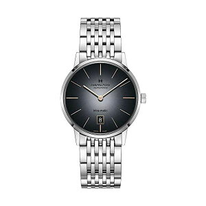 �n�~���g�� �r���v �E�H�b�` Hamilton H38455181 �I�[�g�}�`�b�N �������� �����Y �j���p Hamilton Intra-Matic Automatic Grey Dial Men's Watch H38455181