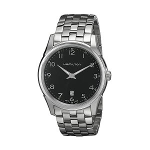 �n�~���g�� �r���v �E�H�b�` Hamilton H38511133 �W���Y�}�X�^�[ �����Y �j���p Hamilton Men's HML-H38511133 Jazzmaster Thinline Black Dial Watch