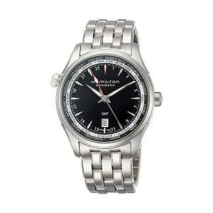 n~g rv EHb` Hamilton H32695131 WY}X^[ Y jp Hamilton Jazzmaster Black Dial GMT Stainless Steel Mens Watch H32695131
