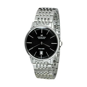 �n�~���g�� �r���v �E�H�b�` Hamilton H38455131 �I�[�g�}�`�b�N �������� �����Y �j���p Hamilton Intra-Matic Automatic Black Dial Mens Watch H38455131