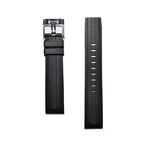 n~g rv EHb` Hamilton J[L ArG[V oh oh ւoh xg Authentic Hamilton Khaki Aviation 22mm Black Rubber Band Strap for Watch Models: H76714335, H77726351, H77766331