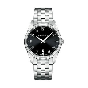 n~g rv EHb` Hamilton H38511133 WY}X^[ Y jp Hamilton Men's H38511133 Jazzmaster Slim Black Dial Watch