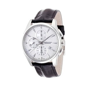 �n�~���g�� �r���v �E�H�b�` Hamilton H32596751 �W���Y�}�X�^�[ �I�[�g�}�`�b�N �������� �N���m�O���t �����Y �j���p Hamilton Jazzmaster Automatic Leather Chronograph Mens Watch H32596751