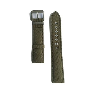 n~g rv EHb` Hamilton H600684102 J[L O[ tB[h oh oh ւoh xg Authentic Hamilton Khaki Field Green Canvas Band Strap for H69419363 or H69419933
